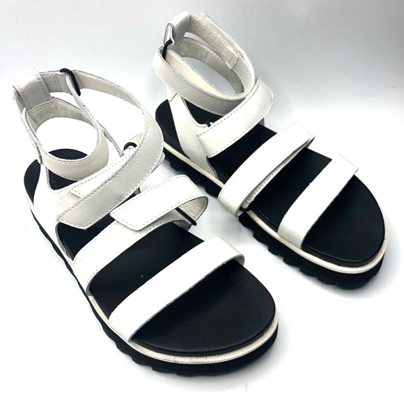 Sorel Shoes - Sorel Womens Roaming Multi-Strap Flat Sandals White Size US 6.5